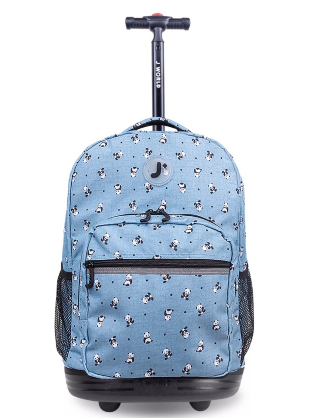New J World Panda Rolling Backpack